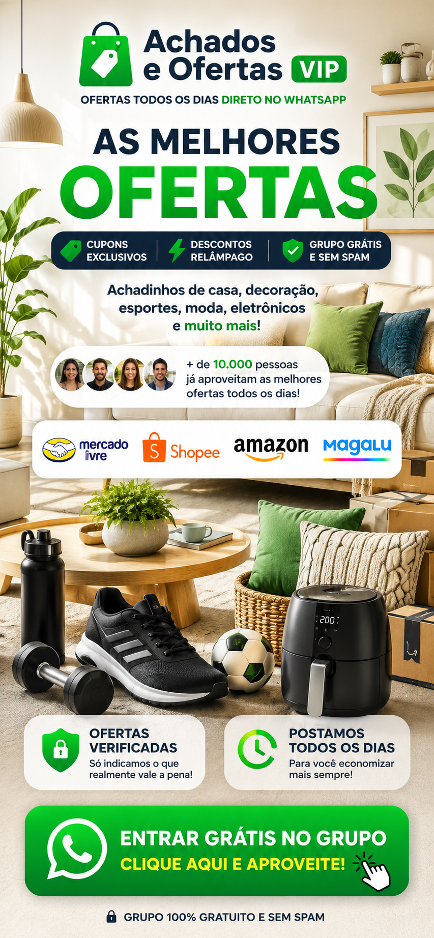 Achados e Ofertas VIP com promoções e cupons